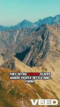 Nature's Alluvial fans and cones. #geography #geology #conceptgeography