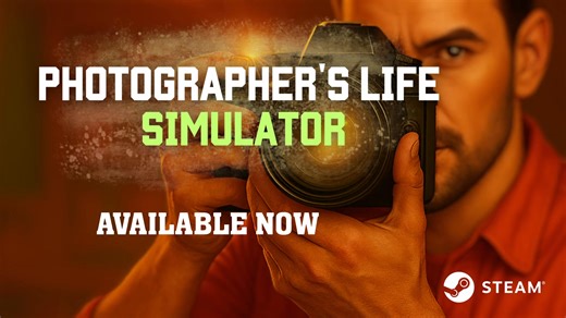✨ Photographer's Life Simulator is out! 🥳 Jump in and build your creative empire from scratch! 🎨 Build and customize your dream photo studio, unlock new gear and expand your creative toolkit. 📸 Become the most successful photographer in town! Play it now! 🔗 https://store.steampowered.com/app/3442470/Photographers_Life_Simulator | PlayWay