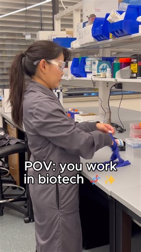 Promega Lab Life on Instagram: "pov you work as scientist in biotech 🧬🥼🧪 #stem #lablife #promega #science #biotech #pov"