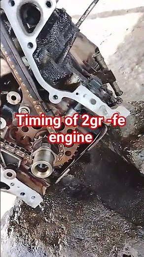 setting of timing in Toyota engine 2gr-fe