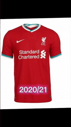 Liverpool Home Kit Evolution Over the Years! 🔴🔥