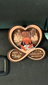 Love travels with you—front seat, back seat, and now, the visor 😉🚘 #macorner #carvisorclip #couple #anniversarygift #valentinesday | Macorner Decor