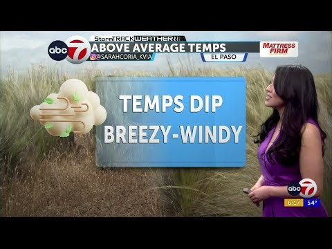 ABC-7 StormTrack Weather: Cooler temp, breezy conditions