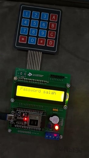 Keypad Password dengan Alarm