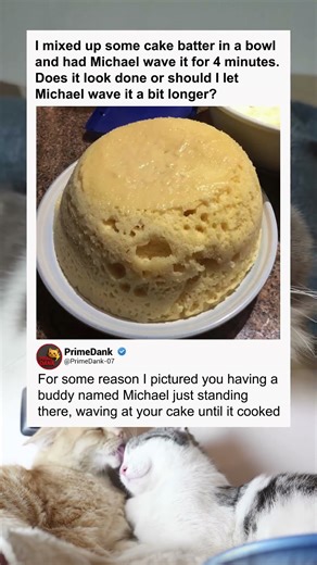 Michael’s baking technique goes crazy 😭 #memes #shorts