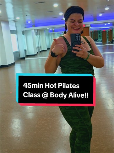 I took my first hot mat pilates class at Body Alive last week and I literally can't stop going!! I took 5 classes last week and 2 rest days and I'm back at it this week! My one suggestion to beginners is that if you feel like you can't do something, listen to your body. NOBODY is going to judge you for going at your own pace. You will SWEATTTT so I make sure I take a FULL 64 oz of COLD water and a normal 16 Oz water bottle with electrolytes mixed in. Make sure you're hydrated before you go to cl