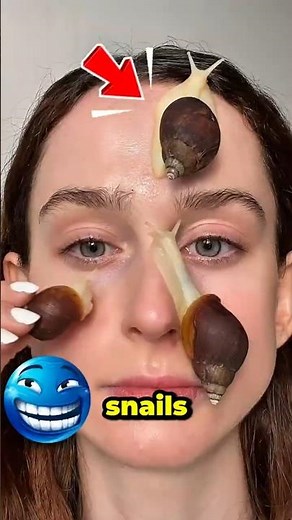 Why Is Her Face Covered in Snails?! This Skincare Trend Went Viral