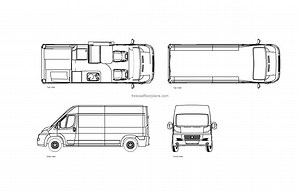 Motorhome - Free CAD Drawings