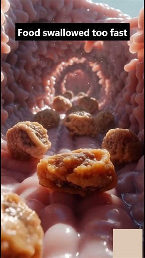 Food Swallowed Too Fast vs Chewed Properly