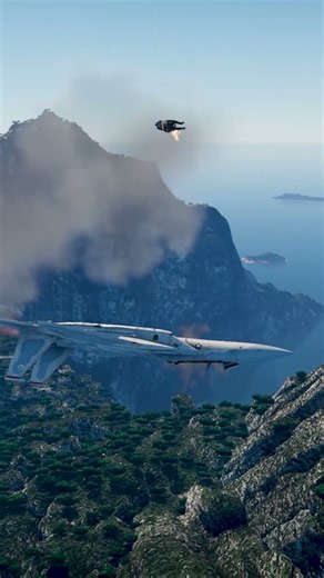 F-15 Eagle Pilot's Ejection in Mid-Air