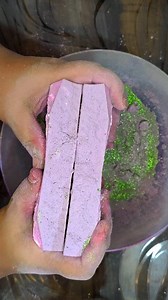 Light Purple Origami Circle Reformed Gym Chalk Crush Video #reelsfbシ #trendingreelsvideo #watercrumble #gymchalkasmr #chalkasmr #asmrsatisfying #asmrtingle #gymchalk #asmrcommunity #asmrvideo | Asmr_satisfyby_Paro