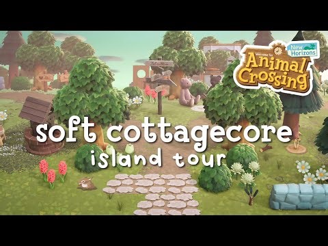 My Aesthetic Cottagecore Island Tour - ACNH | Animal Crossing