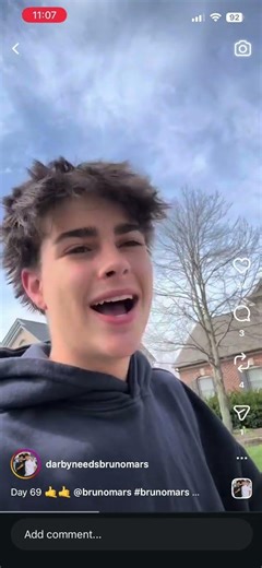 Day 69 of singing a Bruno mars song.