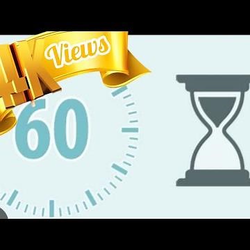 My youTube countdown timer 1 minute with Music