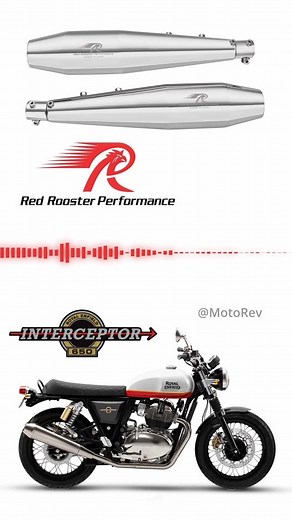 MotoRev on Instagram: "Royal Enfield Interceptor 650 Exhaust Sound Battle Comparison AEW, Red Rooster, Powerage, Gursewak, Stock Which exhaust gives the Interceptor 650 the perfect thump? In this video, we test and compare four of the most popular exhausts for the Royal Enfield Interceptor 650 — bringing you pure, raw sound with no music or filters. 🔊 Real-world exhaust sounds – No music, no talking. 🎧 Best heard with headphones to feel every thump and crackle! 👇 Exhausts Featured in This Tes