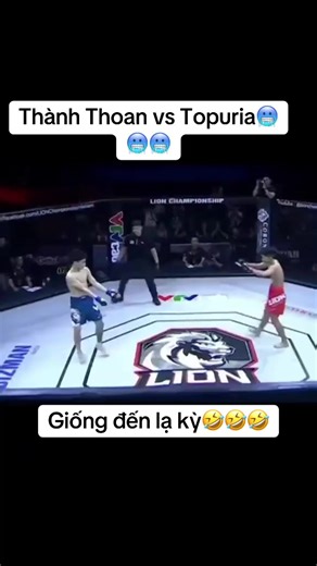 Cái ngày mà Thành Thoan bước vào Lion là ngày a hoá trang thành cỗ máy đấm Topuria, giống nhau đến từ cử chỉ, động tácc và ăn đòn giống nhau🤣🤣🤣 #lionchampionship2026 #LIONChampionship #LC30 #thanhthoanmma #topuria