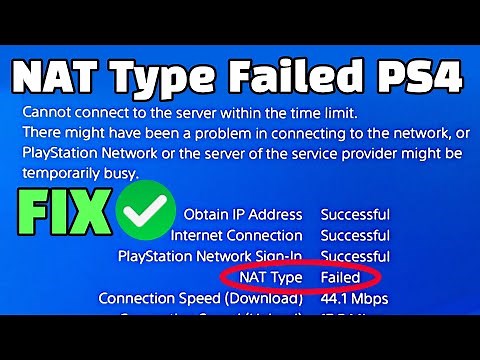 FIX NAT TYPE FAILED PS4 WITH THIS TRICKS ✓