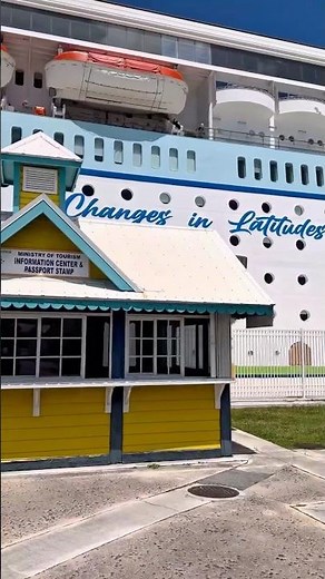 Going through customs and getting a passport stamp is not something typical for a cruise…