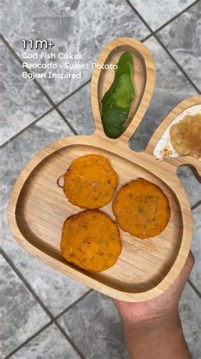 What My 11 Month Old Ate | Bajan Inspired | Soft Cod & Sweet Potato Fish Cakes