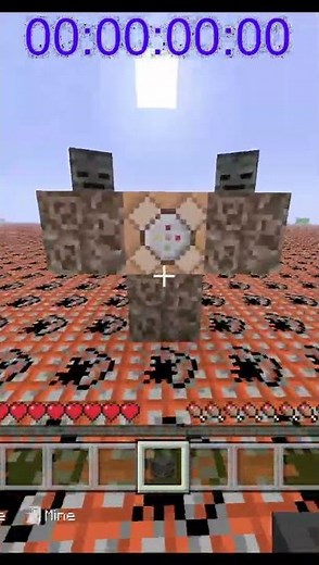 How long can i survive the wither storm in a world full of TNT