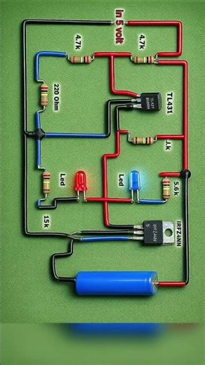 simple circuit diagram for lithium ion battery