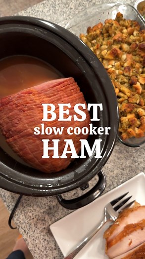 LEXINGTON || on Instagram: "recipe⬇️ skip the honey baked ham line this year and make this juicy slow cooker ham instead 🤤 what ya need: 5-8 lb spiral sliced ham 1 cup brown sugar 1/2 cup honey or maple syrup 1 cup pineapple juice unwrap ham — toss the plastic and glaze packet. place ham flat side down in your slow cooker. rub brown sugar all over the ham. pour on honey and pineapple juice. cook on low 3-5 hours or until ham is warmed through. baste ham with the juices from the bottom of the sl