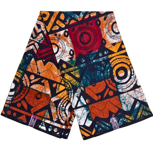 African Ankara Wax Print Fabric 100% Cotton Black Teal Red Blue 46” Wide - Etsy