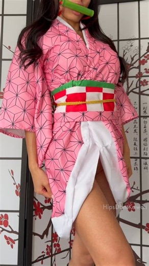 Nezuko from Demon Slayer by HipsDontKawaii