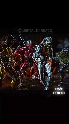 Triborg fatality on xenomorph #mortalkombat #gamingshorts