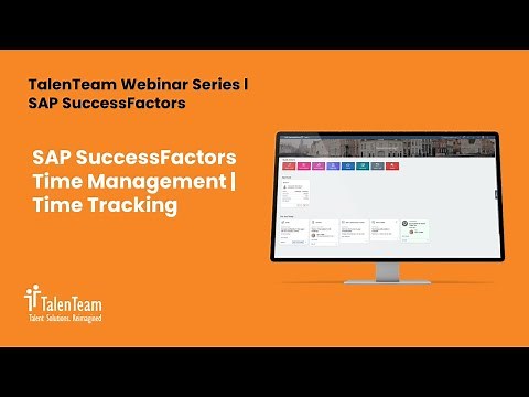 SAP SuccessFactors Time Management | Time Tracking