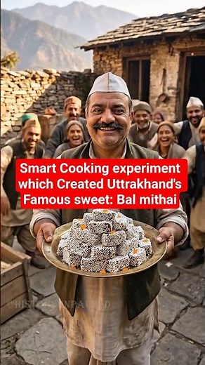 A Smart cooking experiment Created Uttarakhand’s Famous sweet : Bal Mithai #shorts #foodshorts