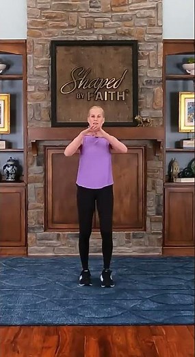 Scripture based Walking Full Body Cardio Strength Core Exercise | Shaped by Faith Christian Fitness