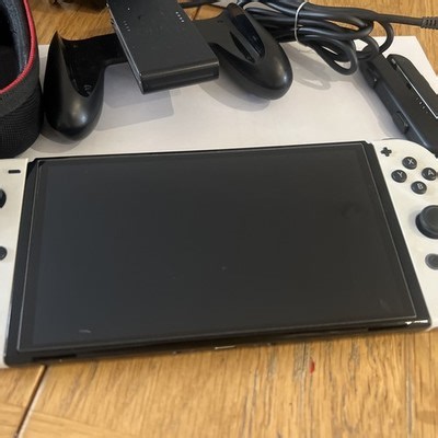 Nintendo Switch OLED Console – Excellent Condition – Dock Fault – Bundle + Case | eBay UK
