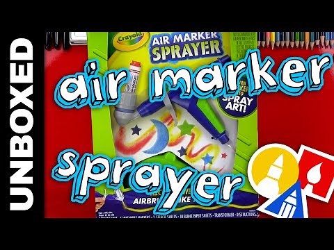 Unboxed Review - Crayola Air Marker Sprayer + June Mail Time
