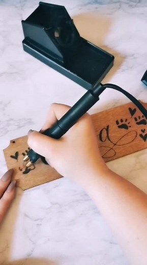 Wooden sign made for a special hamster #explore #satisfyingvideos #smallbusiness #supportsmasmallbusiness #calligraphy #pyrography #fyp