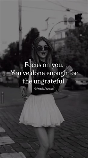 Female Empowerment l Motivation l Quotes l Success on Instagram: "IN MY SELFISH ERA 👏🏼 Ladies, this is your sign to start focusing on you. Let’s start getting selfish with our focus and energy. If you needed this reminder drop a 🙌🏼 below and tag a friend who also needs to hear this. Follow @female.focused for daily women empowerment, motivation, encouragement, quotes, and entrepreneur content. Video Content: @alina__malenka #femalefocused #womenempowerment #confidentwomen #confidentwoman #mo