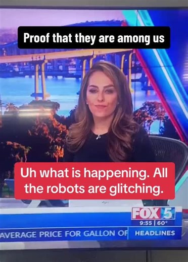 More context: woman reporter eyes glitch. Is she a reptilian? Is this a #glitchinthematrix? The world has so many screts we only know the surface of it. How mysterious? Lady reporter was reporting news and camera looks at her and she gives this evil look. Stay safe and be careful folks #paranormalvideos #hauntedtiktok #fypシ