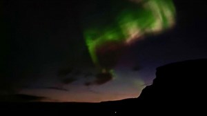Breathtaking northern lights bring the sky to life in Iceland