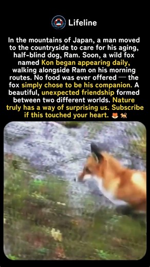 A Wild Fox Started Waiting For Him Every Single Day 🦊🐕