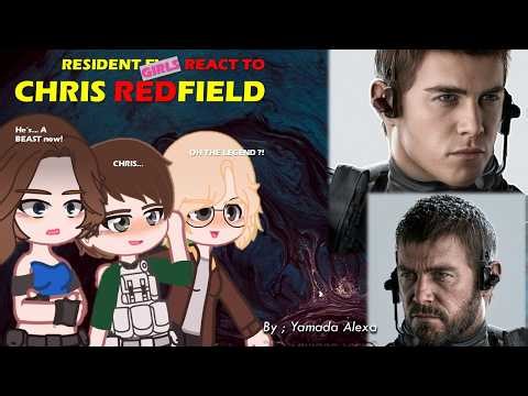 Resident Evil Girls Characters React to Chris Redfield ❤️✨ // Resident Evil Requiem | Gacha React