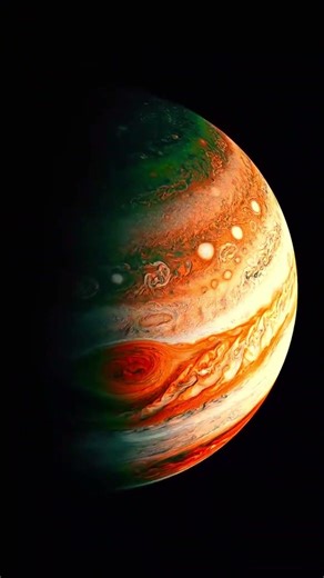 Two Earths Could Fit Inside Jupiter's Storm #space #science #shorts