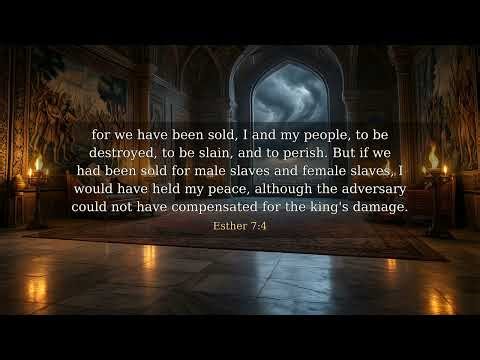 Esther 7 - Haman Hanged on His Own Gallows | UPDV Bible in 4K