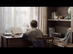 Boy Doing Homework Stock Video