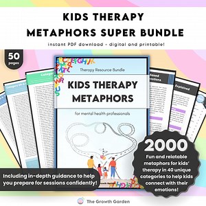 Kids Therapy Metaphors Bundle - Etsy