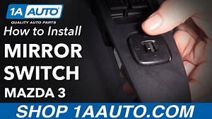 How to Install Power Mirror Switch 2003-09 Mazda 3