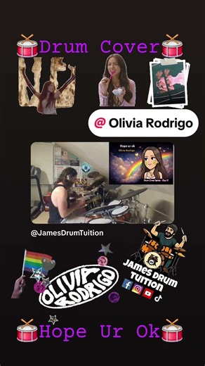 Hope Ur Ok - Olivia Rodrigo - Drum Cover Series Day 11 #drumcover #livies #oliviarodrigo #hopeurok