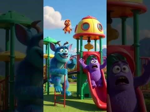 Monsters Can’t Stop Laughing and Have Fun!