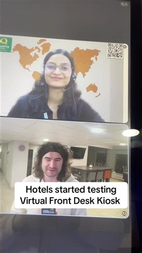 This kiosk just showed me the FUTURE of Hotels!