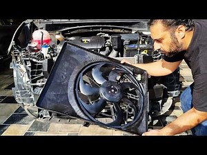 How to replace radiator cooling fan in Kia Sportage