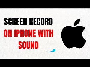 How to Screen Record on iPhone with Sound – Full Guide
